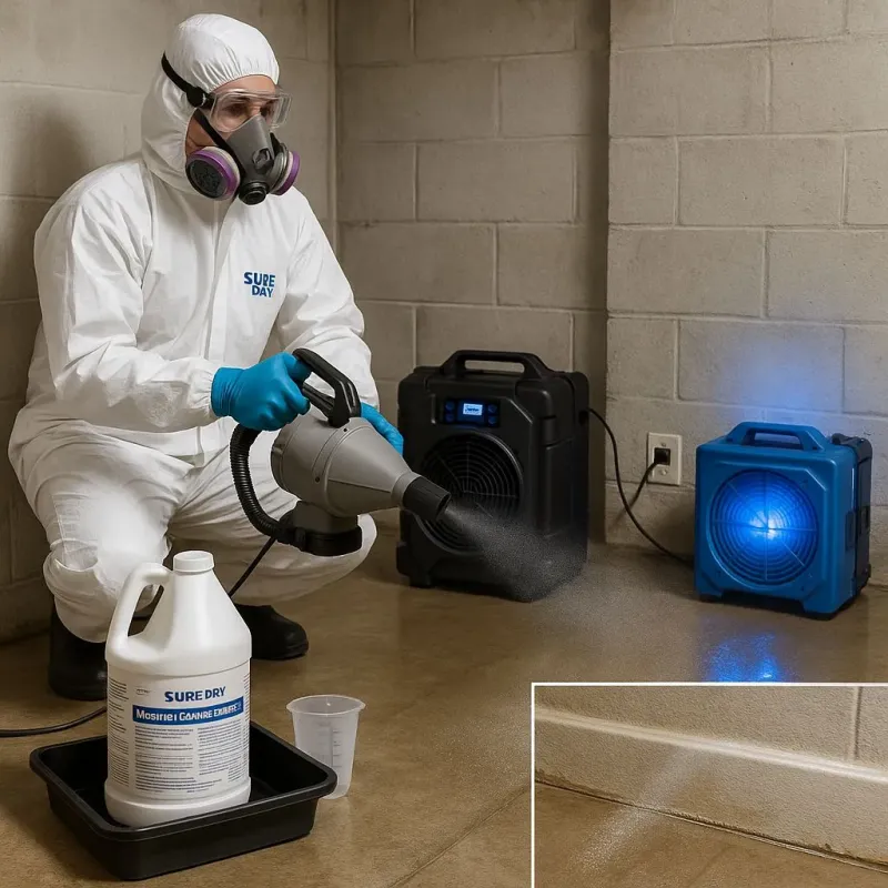 Sanitization and Odor Removal process in Mount Morris, NY